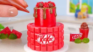 Perfect Miniature Chocolate KITKAT Cake Decorating | 8+ Delicious Miniature KITKAT Cake Recipe Ideas