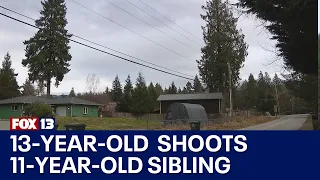 13-year-old shoots 11-year-old sibling while home alone | FOX 13 Seattle