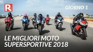 Le migliori moto Supersportive 2018 - Comparativa moto 1000