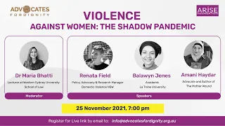 Violence Against Women: The Shadow Pandemic