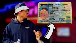 Using Fake ID At Str*p Club Prank!