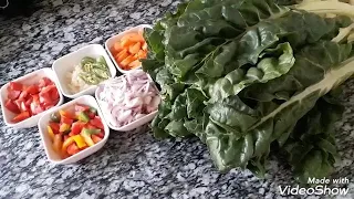 How to make Swiss chard/ የቆስጣ አሰራር-Ethiopian food