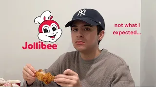 trying JOLLIBEE for the FIRST TIME