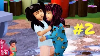 IT'S GETTING TOO HARD - 7 TODDLERS CHALLENGE #2 - The Sims 4 👧 🧒 [Toddler Stuff Pack + Parenthood]