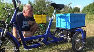 munding-cargobikes | Elektro-Dreirad mit Neigetechnik