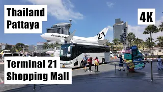 Thailand, Pattaya, Terminal 21 Shopping Mall [4k]