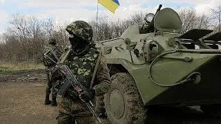 Ostukraine: Kiews Truppen meiden bislang die Konfrontion