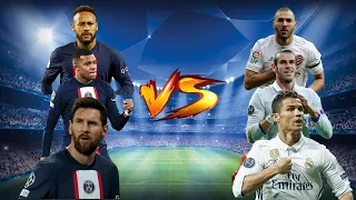 ●2023 PSG🆚 2016 RMA 🔥 ULTIMATE 🔥 (●Messi, Neymar, Mbappe VS Ronaldo, Benzema, Bale●)