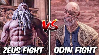 ODIN FIGHT vs ZEUS FIGHT - GOD OF WAR