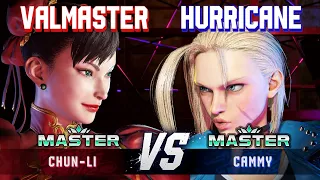 SF6 ▰ VALMASTER (Chun-Li) vs HURRICANE (Cammy) ▰ High Level Gameplay