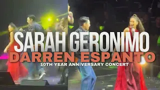 SARAH GERONIMO AND DARREN ESPANTO AT DARREN'S D10 CONCERT | COACH SARAH AND DARREN #sarahgeronimo