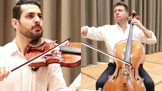 Bach Partita No. 2 for Violin & Cello, BWV 826 (orig. for keyboard) | Alican Süner & Mattia Zappa
