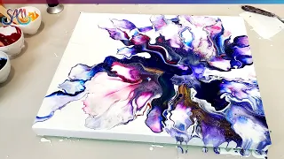 Fluid Paint Art - 10 UNIQUE Acrylic Pour Painting Techniques😍Acrylic Pouring Inspiration-Art Therapy