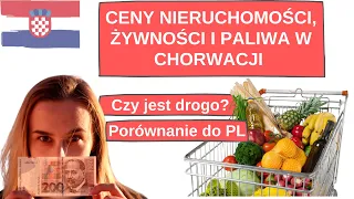 CENY W CHORWACJI - jaki jest koszt życia w porównaniu do Polski❓