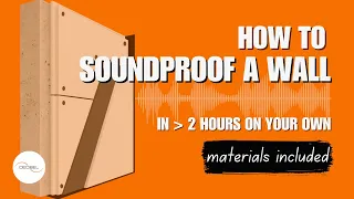 How to soundproof a wall in less than 2 hours.  Easy MUTE SYSTEM™ wall soundproofing installation.
