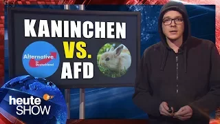 Nico Semsrott vergleicht sein Kaninchen mit der AfD | heute-show vom 08.12.2017