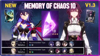 [MoC 10] Memory of Chaos 10 - Seele Hyper Kafka DOT Full Stars v1.3