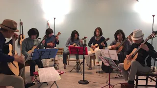 Love is Blue - Kyoung Bo Jin & Vancouver Guitar Ukulele Ensemble