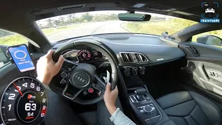 1000HP Audi R8 V10 Plus BiTURBO | Klasen motors 346km/h