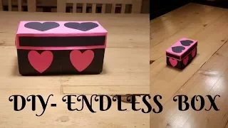 DIY- Endless box tutorial / infinity box tutorial / never ending box