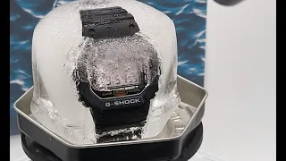 Casio G-Shock Square DW-5600E-1V Frozen Time Lapse ! #gshock #square #casio