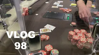 I play 3k pot when ALL 3 PLAYERS FLOP 2 PAIR! | Poker Vlog 98