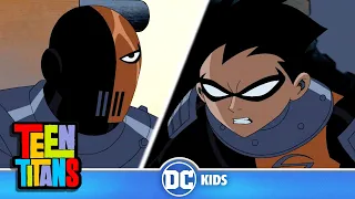 Robin & Slade's EPIC Battle! ⚔️  | Teen Titans | @dckids