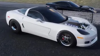 CARX SPARK ZR/ C6 CORVETTE REALISTIC DRAG TUNE!!