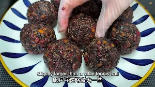 How To Make Mixed Dumplings Filled With Purple Rice, Red Rice, Sticky Rice And Red Beans