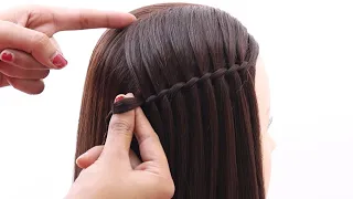 3 heirloom hairstyle for party wear - open hairstyle | easy hairstyle for girls