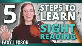 5 Steps to Learn Sight Reading Violin Sheet Music | Easy Violin Lesson