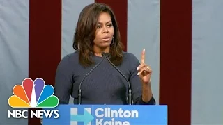 Michelle Obama On Donald Trump's Comments: 'Enough Is Enough' (Full Speech) | NBC News