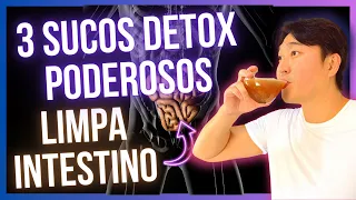 3 POWERFUL DETOX JUICES TO CLEAN THE GUT | DETOXIFY YOUR BODY NATURALLY.