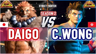 SF6 🔥 Daigo (Akuma) vs Chris Wong (Luke) 🔥 SF6 High Level Gameplay