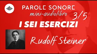 Rudolf Steiner - MINI AUDIOLIBRO 3/5 - I SEI ESERCIZI - Parole Sonore