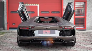 Lamborghini Aventador with CAPRISTO Straight Pipes Exhaust | STILL THE BEST SOUNDING SUPERCAR 🔥