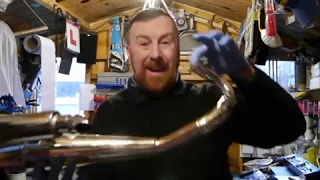 CHANGING TO A SPORTS EXHAUST ON A MOPED IT'S A MUST ! MARK SAVAGE