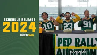 Green Bay Packers 2024 Schedule Reveal | Pep Rally Auditions