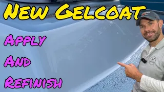 Apply and Refinish New Gelcoat over old on a Contessa 32 (ReGelcoating 101)