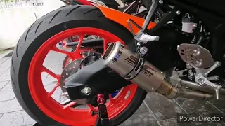 Yamaha Mt25 -Install full system exhaust / comparison between akrapovic and sc project muffler