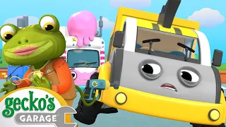 Grandma Gecko Saves the Day! 😱 | GECKO'S GARAGE 🐸 | Old MacDonald's Farm | Vehicle Cartoons