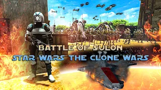 Star Wars the Clone Wars - Battle of Sulon! Full Cinematic | EAW: Fall of the Republic & MOWAS2