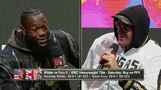 Tyson Fury Humbles Deontay Wilder ( When trash talking goes wrong )
