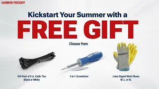 Free Gift, No Purchase Required | Harbor Freight