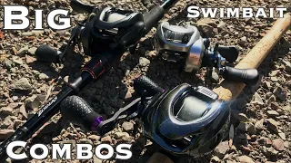 My Rods/Reels for throwing Big Swimbaits!