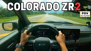 The New Chevrolet Colorado ZR2 POV - Test Driving an Off Road Pickup