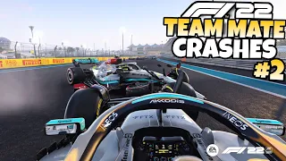 F1 22 TEAM MATE CRASHES #2