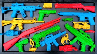 Membersihkan nerf shotgun,assault rifle,ak47 seniper rifle,glock pistol,m16,nerf guns,america05