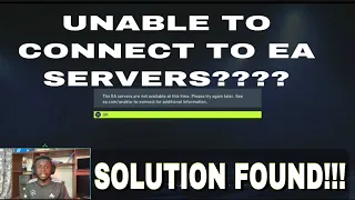 CANT CONNECT TO EA SERVERS?HOW TO FIX "UNABLE TO CONNECT TO EA SERVER" ERROR IN FIFA 22|EASY FIX!!!!