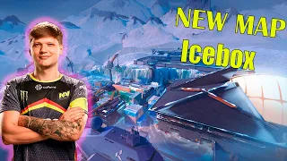 How s1mple played on the new Icebox map / Как Симпл играл на новой карте Icebox в Валорант